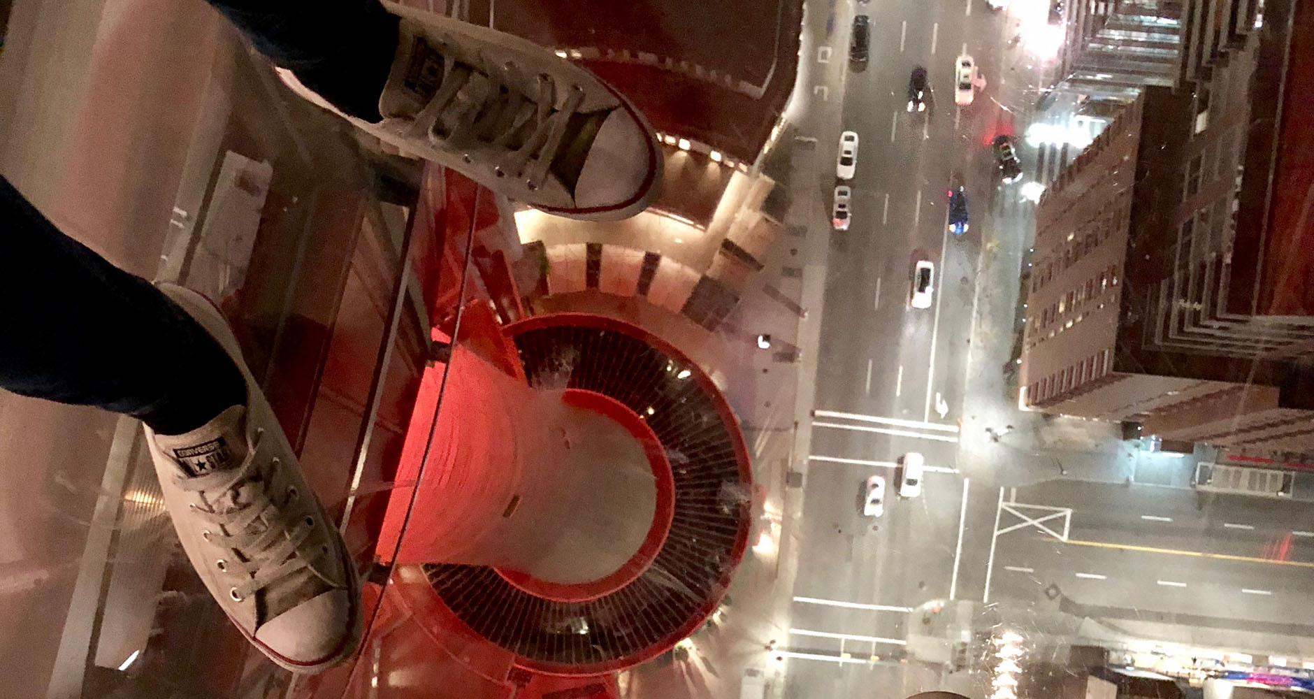 The observation deck in Calgary Tower
