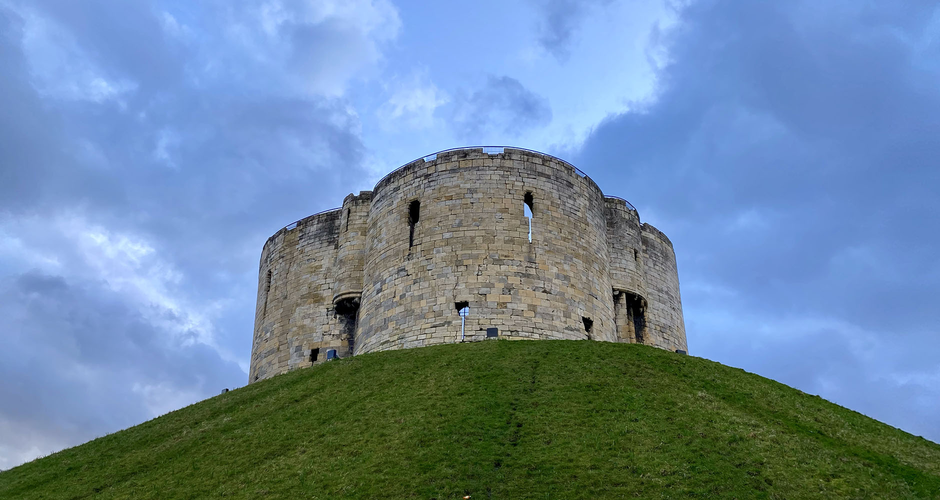Clifford's Tower; the remains of York Castle