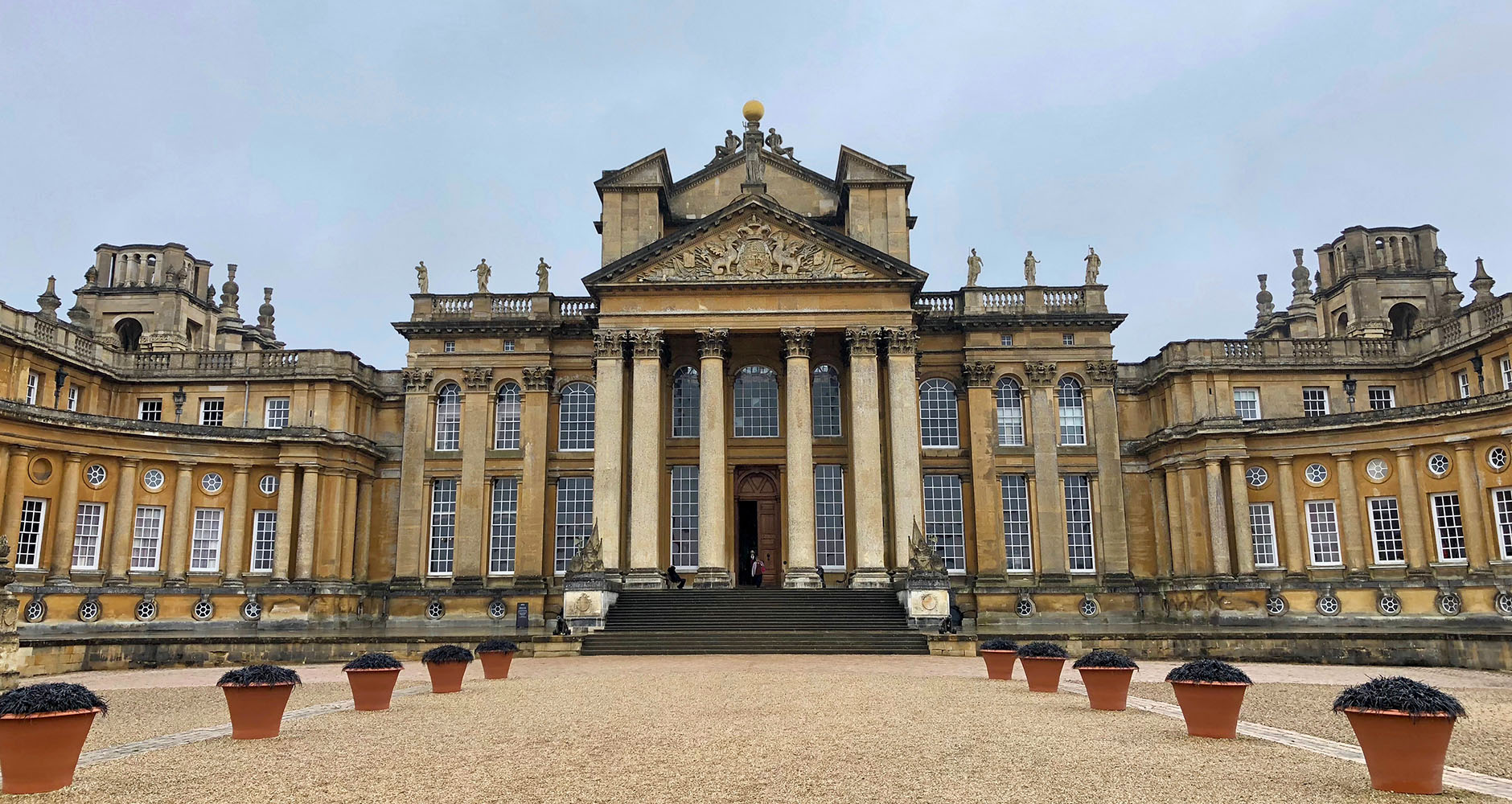 The grand Blenheim Palace