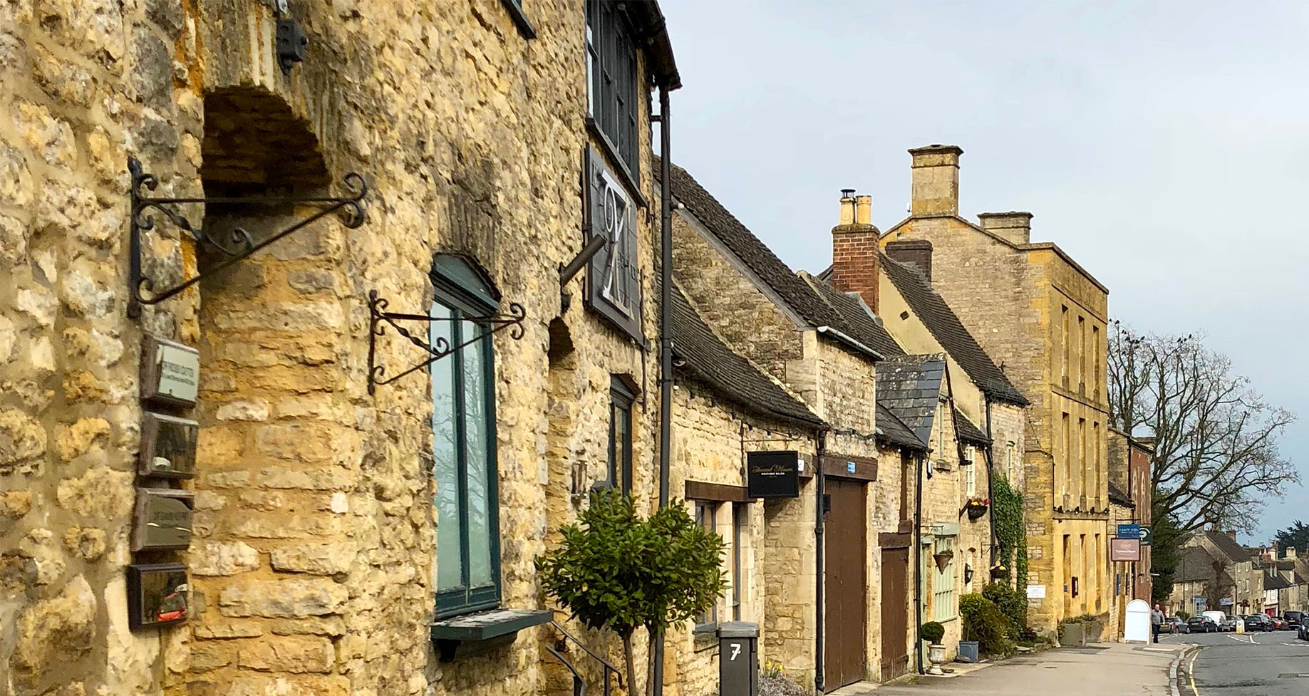 Honey coloured buildings in Stow-on-the-Wold