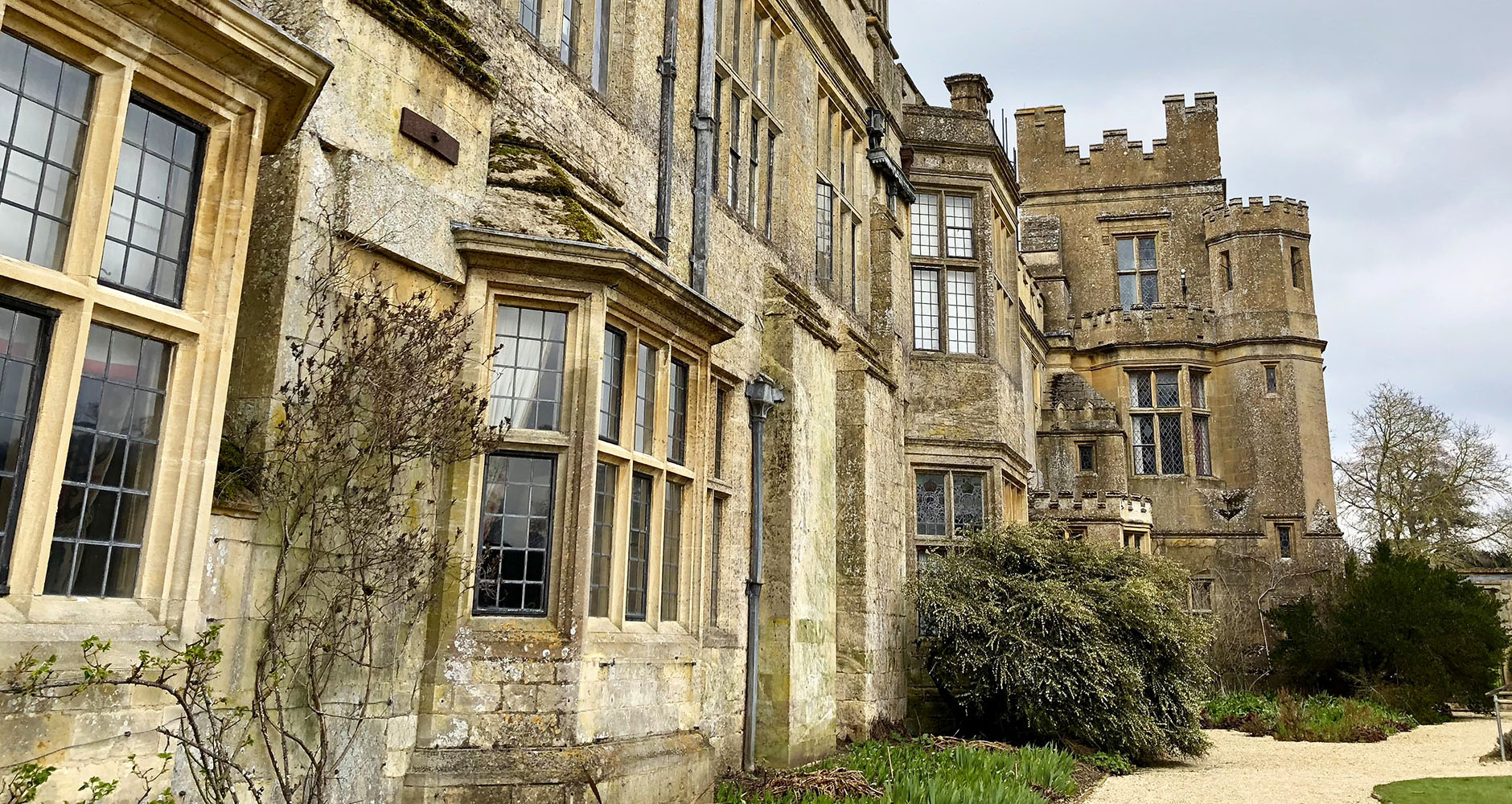 The exterior of Sudeley Castle