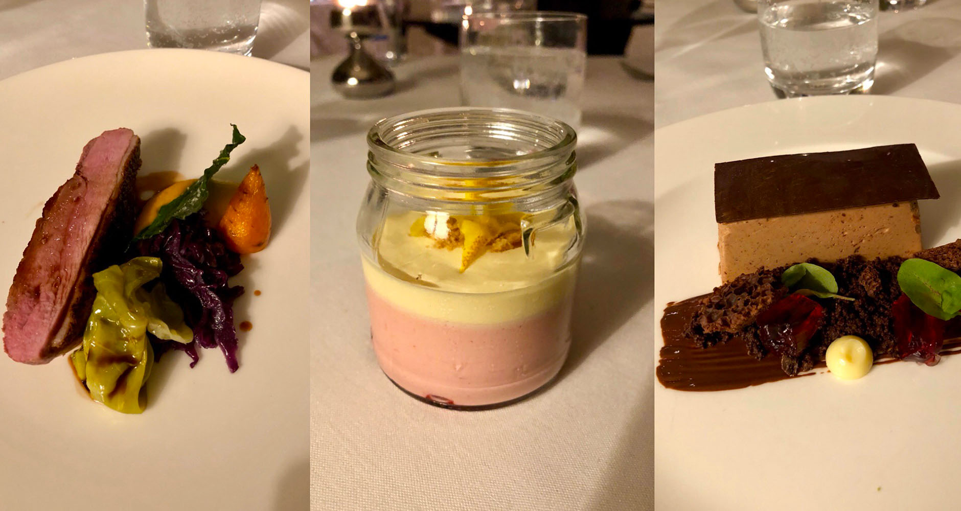 A few of the delights on the tasting menu at Fig