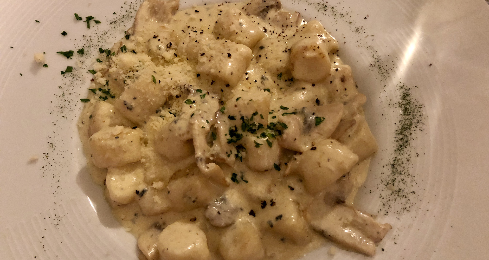 My incredible Gnocchi at Dalmatino in Hvar