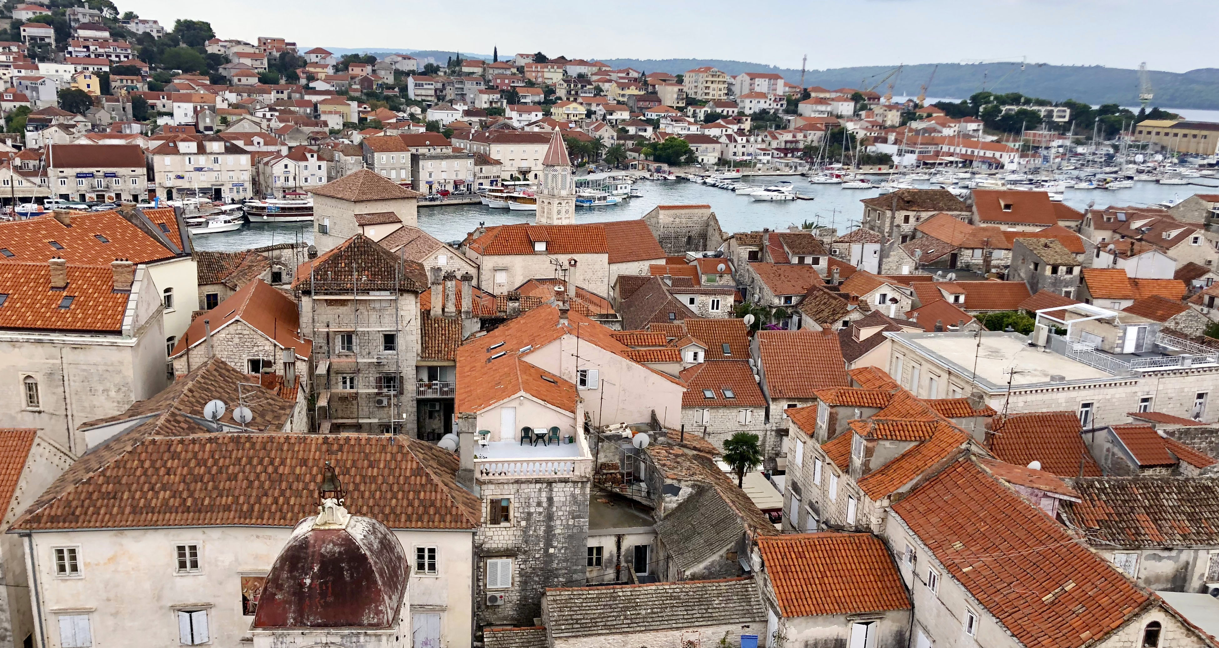 Views of the town of Trogir, Croatia