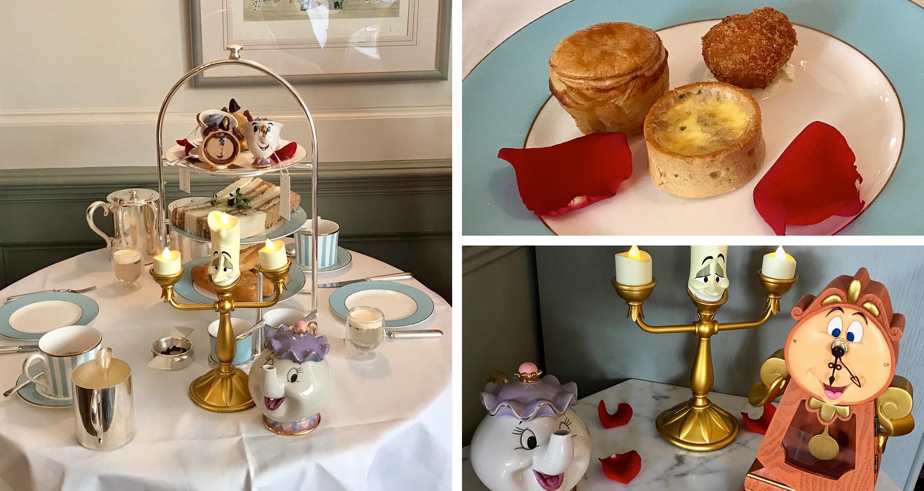 Beauty and The Beast themed afternoon tea at Town House At The Kensington